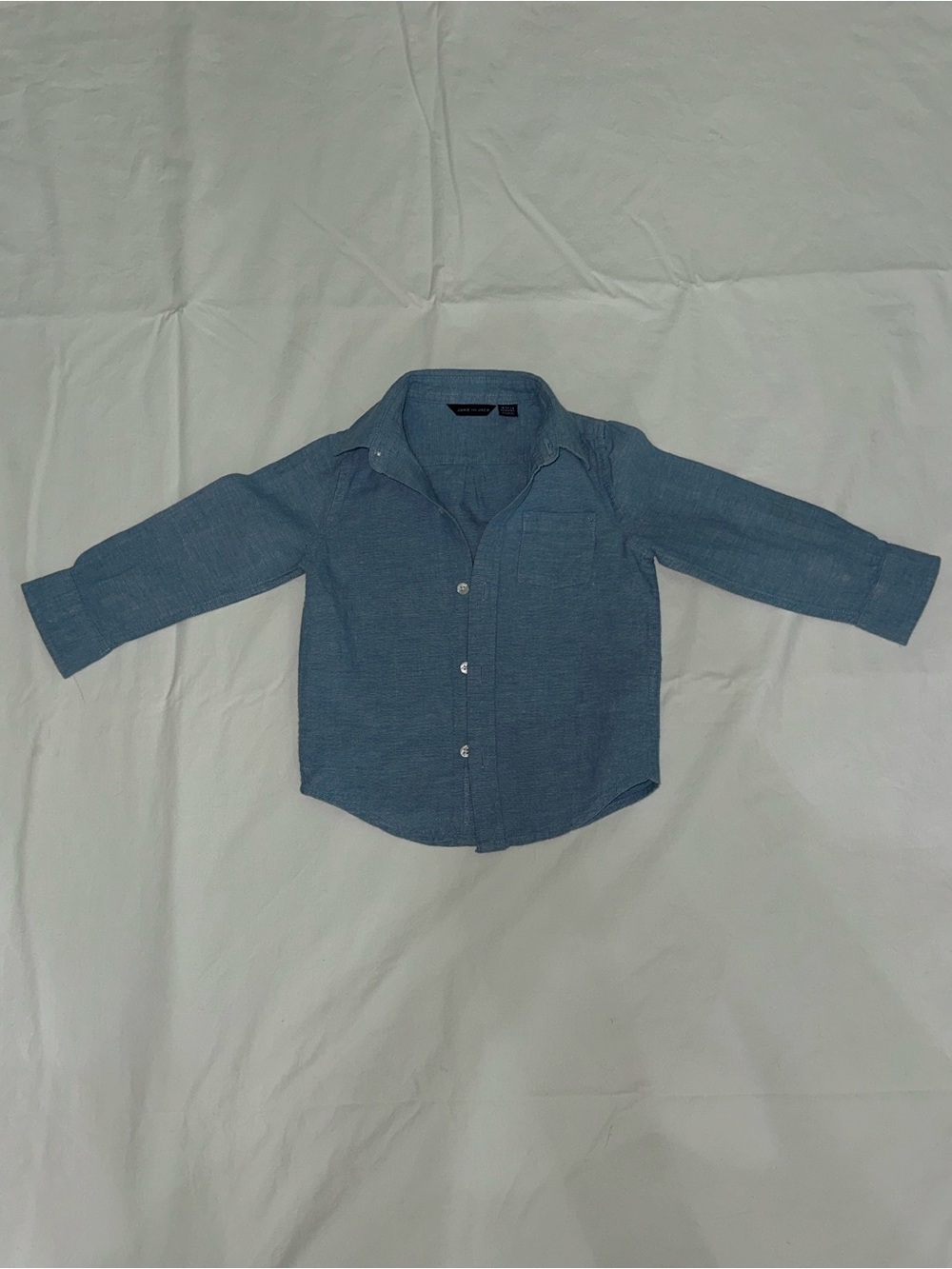 Janie and Jack Boys' Light Blue Button-Down Shirt